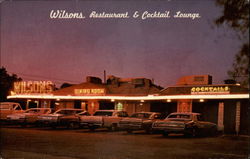 Wilsons Restaurant & Cocktail Lounge Postcard