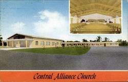 Central Alliance Church Miami, FL Postcard Postcard