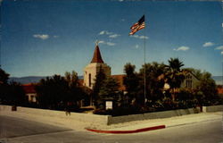 Palm Springs Church in California Postcard