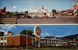 Covey's New America Motel & Coffee Shop Postcard