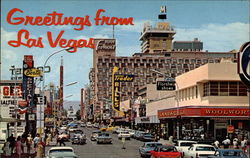 Greetings from Las Vegas Postcard