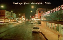 Greetings from Harlingen Texas Postcard Postcard