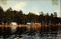 Camping at Fish Creek Public Campsite Postcard