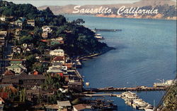 Bay View Sausalito, CA Postcard Postcard