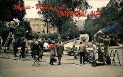 Movie-making at Universal City Postcard