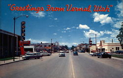 "Greetings from Vernal, Utah" Postcard