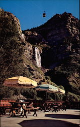 The Sky Ride Bridal Veil Falls Provo Canyon, UT Postcard Postcard