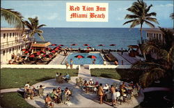 Red Lion Inn Miami Beach, FL Postcard Postcard