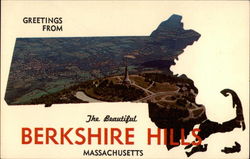 Greetings from the Beautiful Berkshire Hills, Massachusetts Postcard