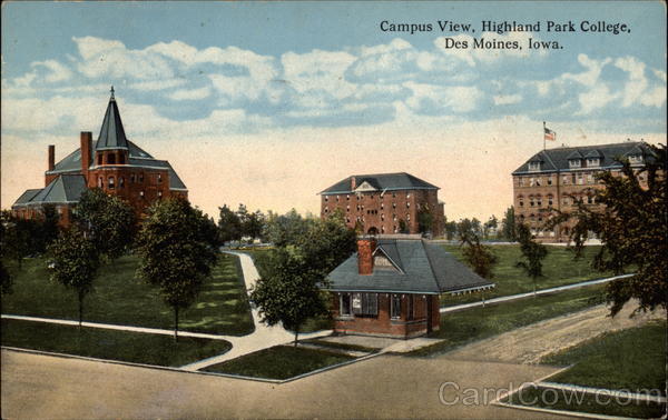 Campus View, Highland Park College Des Moines Iowa