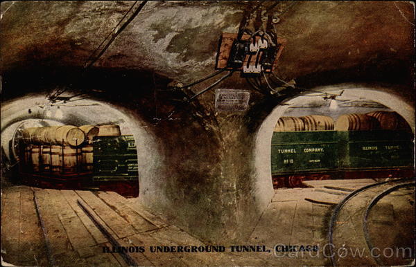 Undergound Tunnel Chicago Illinois