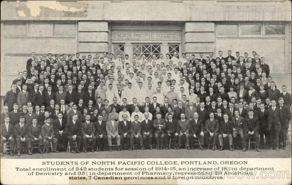 Students of North Pacific College Portland Oregon