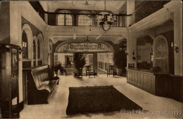 The Lobby, Y.W.C.A Los Angeles California