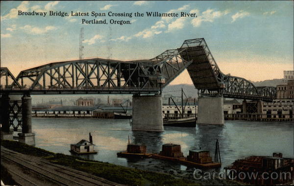 Broadway Bridge Portland Oregon