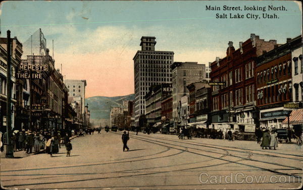 Main Street, looking North Salt Lake City Utah