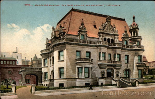 Spreckels Mansion, Van ness Avenue San Francisco California