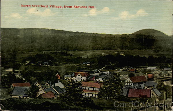 North Stratford Village, from Stevens Hill New Hampshire