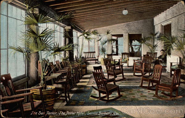 The Sun Parlor - The Potter Motel Santa Barbara California
