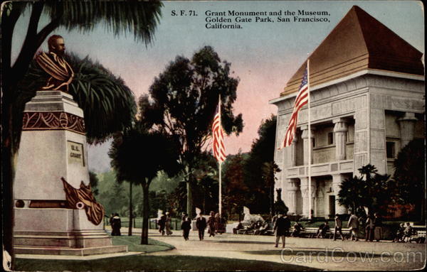 Grant Monument and the Museum, Golden Gate Park San Francisco California