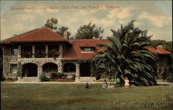 Superintendent's Lodge, Golden Gate Park San Francisco California