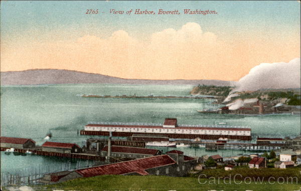 View of Harbor Everett Washington