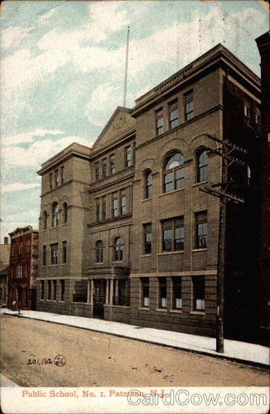 Public School No.1 Paterson New Jersey
