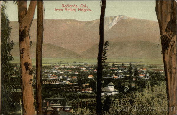 Redlands, California, from Smiley Heights