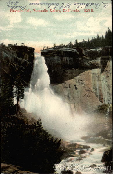 Nevada Fall, 505 ft Yosemite Valley California Yosemite National Park
