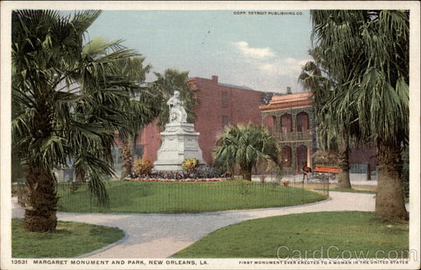Margaret Monument and Park New Orleans Louisiana