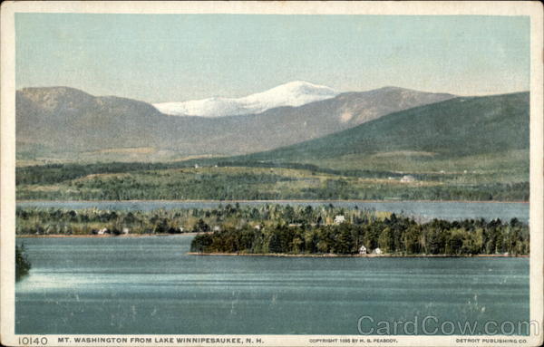 Mt. Washintong from Lake Winnipesaukee New Hampshire