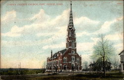 Corpus Christe Church Fort Dodge, IA Postcard Postcard