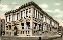 Public Library Postcard
