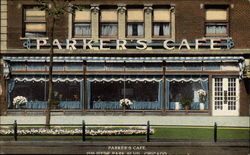 Parker's Cafe, Hyde Park Blvd Postcard
