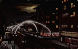 Third Street By Night Postcard