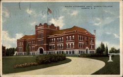 Ralph Vorhees Hall, Huron College Postcard