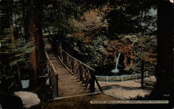 Rustic Bridge, City Park Portland, OR Postcard Postcard