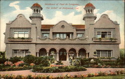 Residence of Paul de Longpree, "The Artist" Postcard