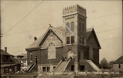 First Congregational Church, Multnomah Postcard