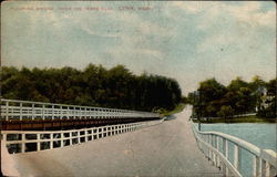 Floating Bridge (Over 100 Years Old) Postcard