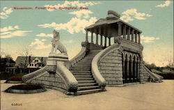 Mausoleum, Forest Park Postcard