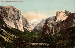 Yosemite Valley Postcard