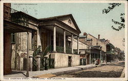 Chartres Street, "Vieux Carre" Postcard