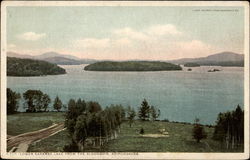 Lower Saranac Lake from the Algonquin, Adirondacks Postcard