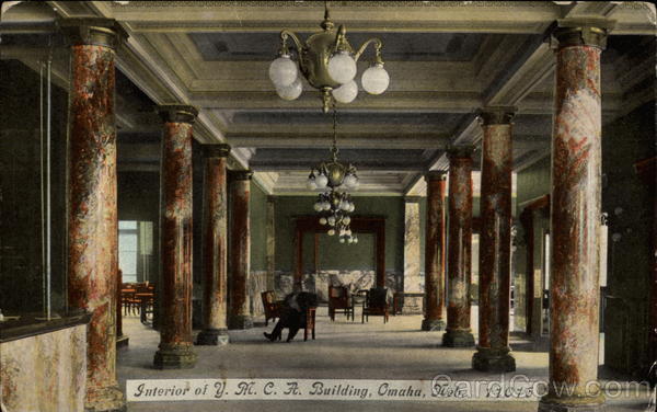 Interior of YMCA Building Omaha Nebraska