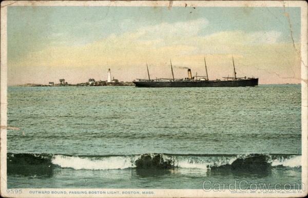 Outward Bound, Passing Boston Light Massachusetts