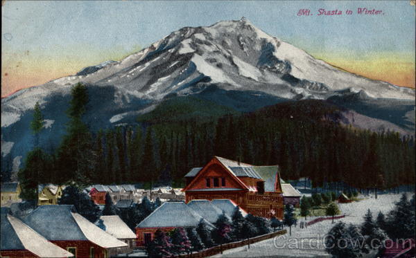 Mount Shasta in Winter California