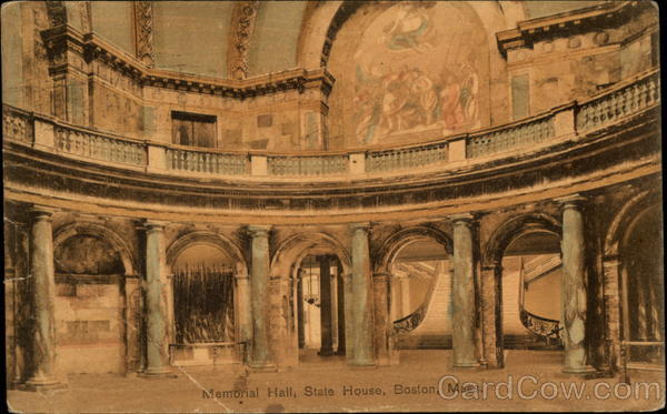 Memorial Hall, State House, Boston, Mass Massachusetts
