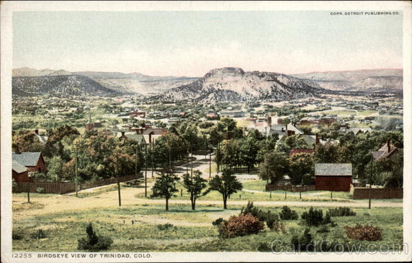 Birdseye view Trinidad Colorado