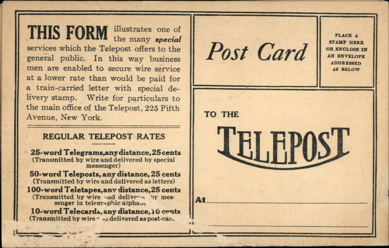 The Telepost Advertising