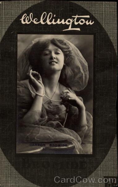 Wellington Bromide (Society photo of young woman)
